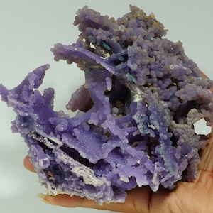 natural indonesian grape chalcedony specimen