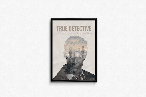 True Detective Intro Poster Minimal True Detective Wall Art Etsy