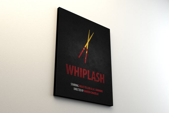 Whiplash Canvas Print Custom Minimal Whiplash Movie Canvas Etsy