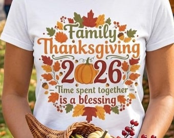 Womens Thanksgiving Graphic Tee, Thanksgiving Outfits Women, Adult Thanksgiving Shirts for 2026, Thanksgiving in Florida Holiday Shirt Top