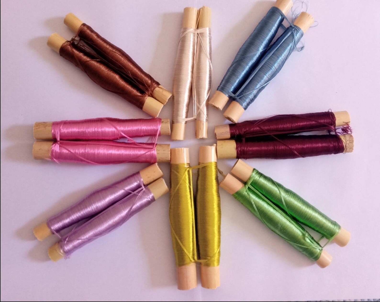 Moroccan Sabra Silk Thread: Hand Embroidery Art, Traditional Craft - 2 ...