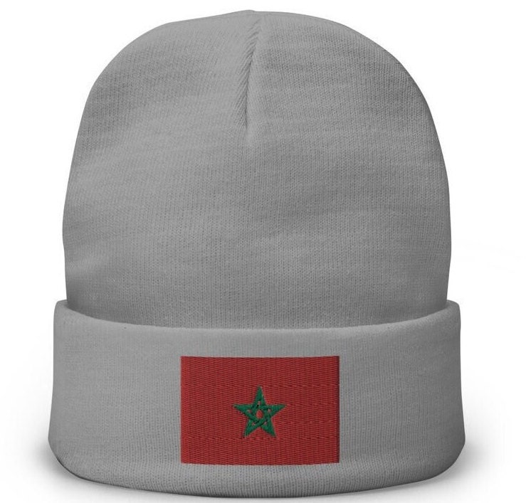 帽子 Handknitted Moroccan Beanie Unisex Moroccan Hand Knitted Wool Hats