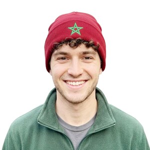 Bestickte Beanie