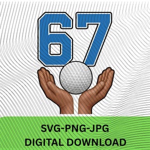 Cadeaux de golf pour hommes  idées humoristiques, mème  67 argot populaire, tendance virale, idéal pour les fans et les joueurs de golf
