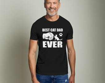 Funny Cat Dad T-shirt, Father's Day Gift for Cat Lovers