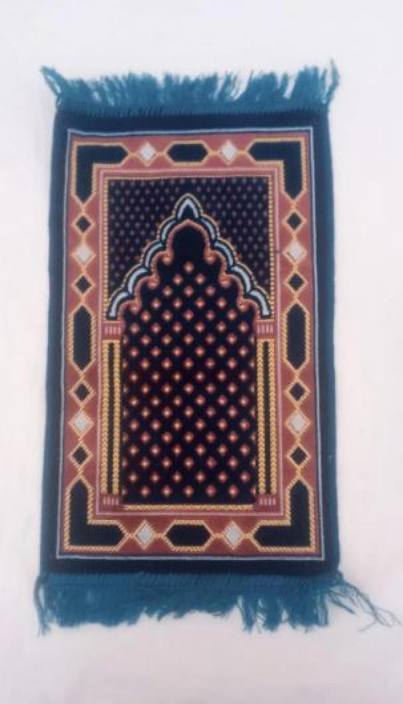 Prayer Rud Small Portable Muslim Prayer Rug – Turkish Sejadah, Ideal Islamic Gift ...