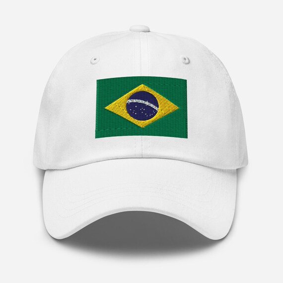Embroidered Brazil Flag Baseball Cap: Patriotic Sports Hat  display picture 2