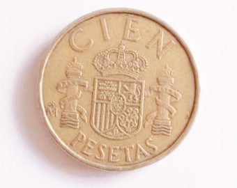 スペイン 5 ペセタ、1975 年 (77、78、79、80)、フアン カルロス 1 世