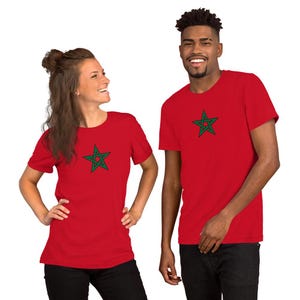 Moroccan Flag T-Shirt: Pride Patriotic Expat Gift