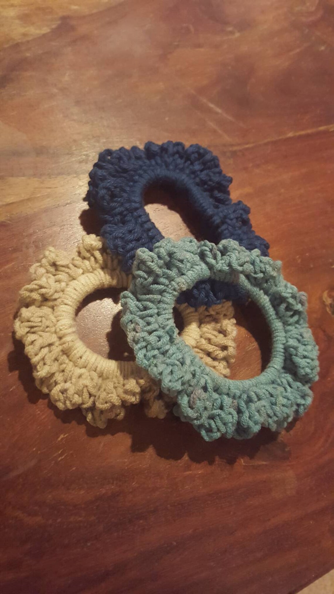 Crochet Hair Tie 3 Pack set 9 - Etsy