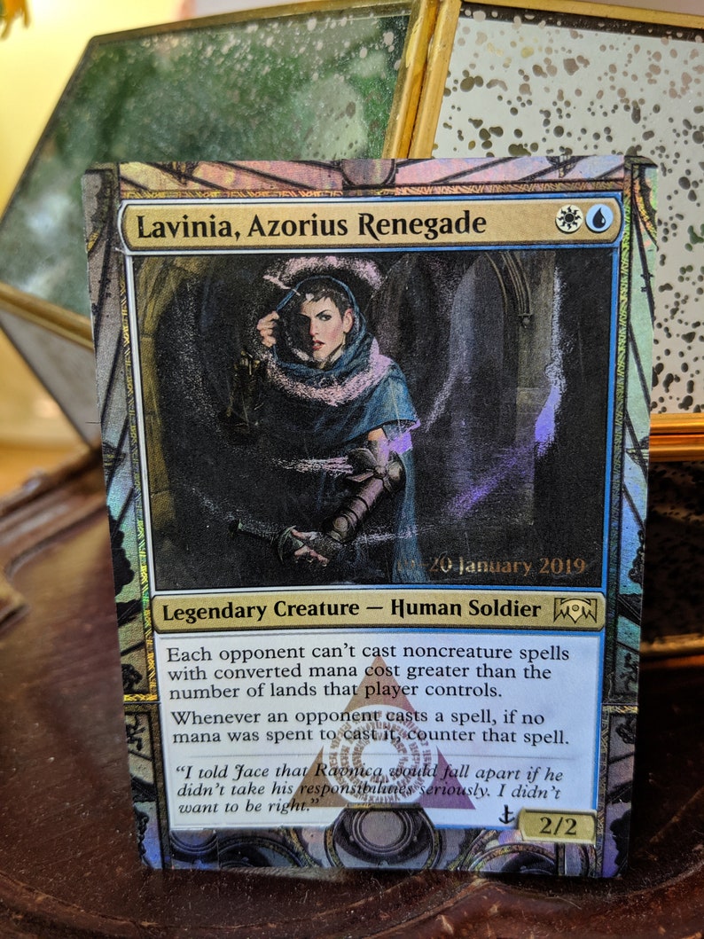 Mtg Lavinia Azorius Renegade Foil Peel Alter Etsy