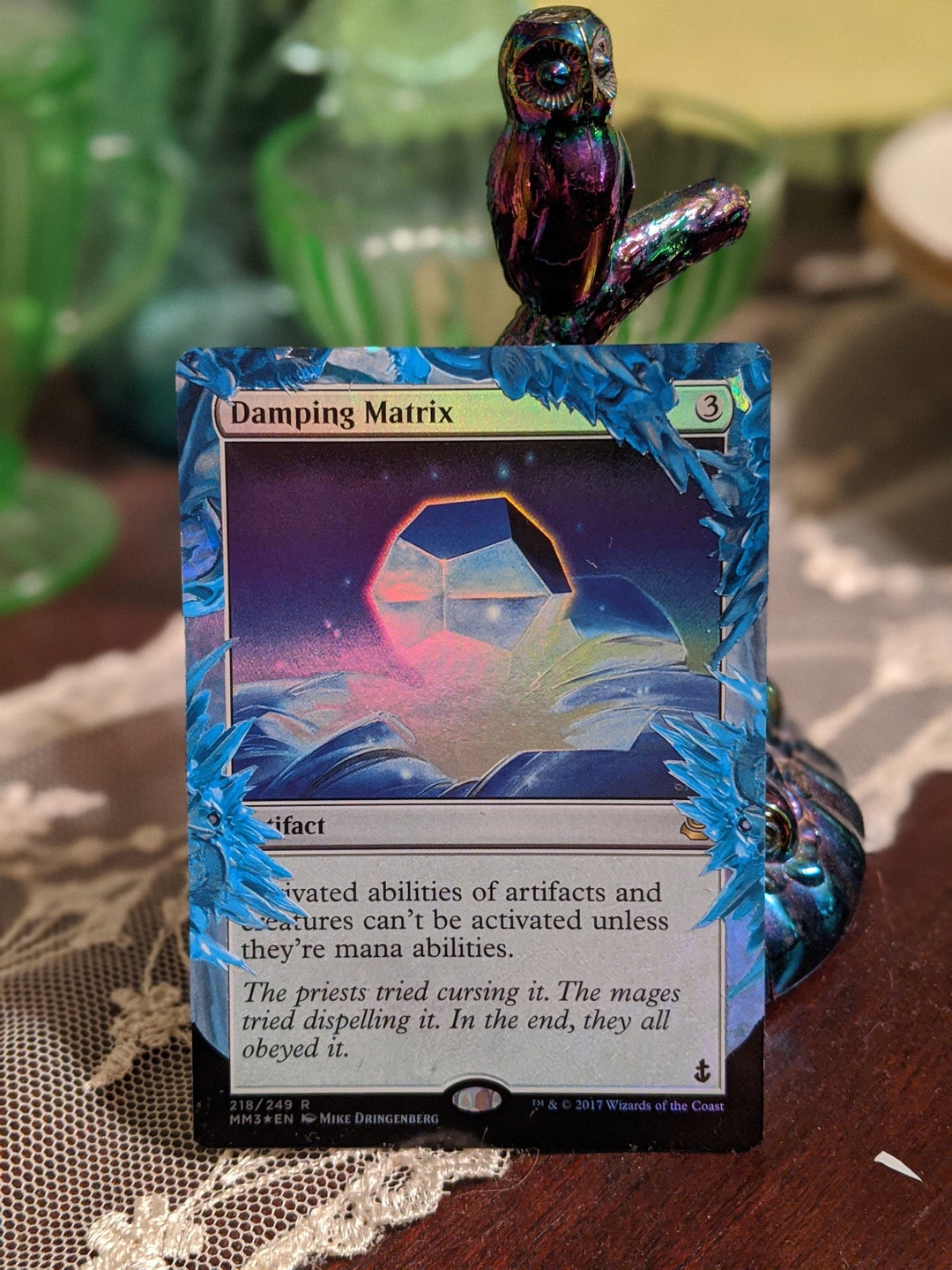 MTG Damping Matrix Foil Peel Alter Etsy
