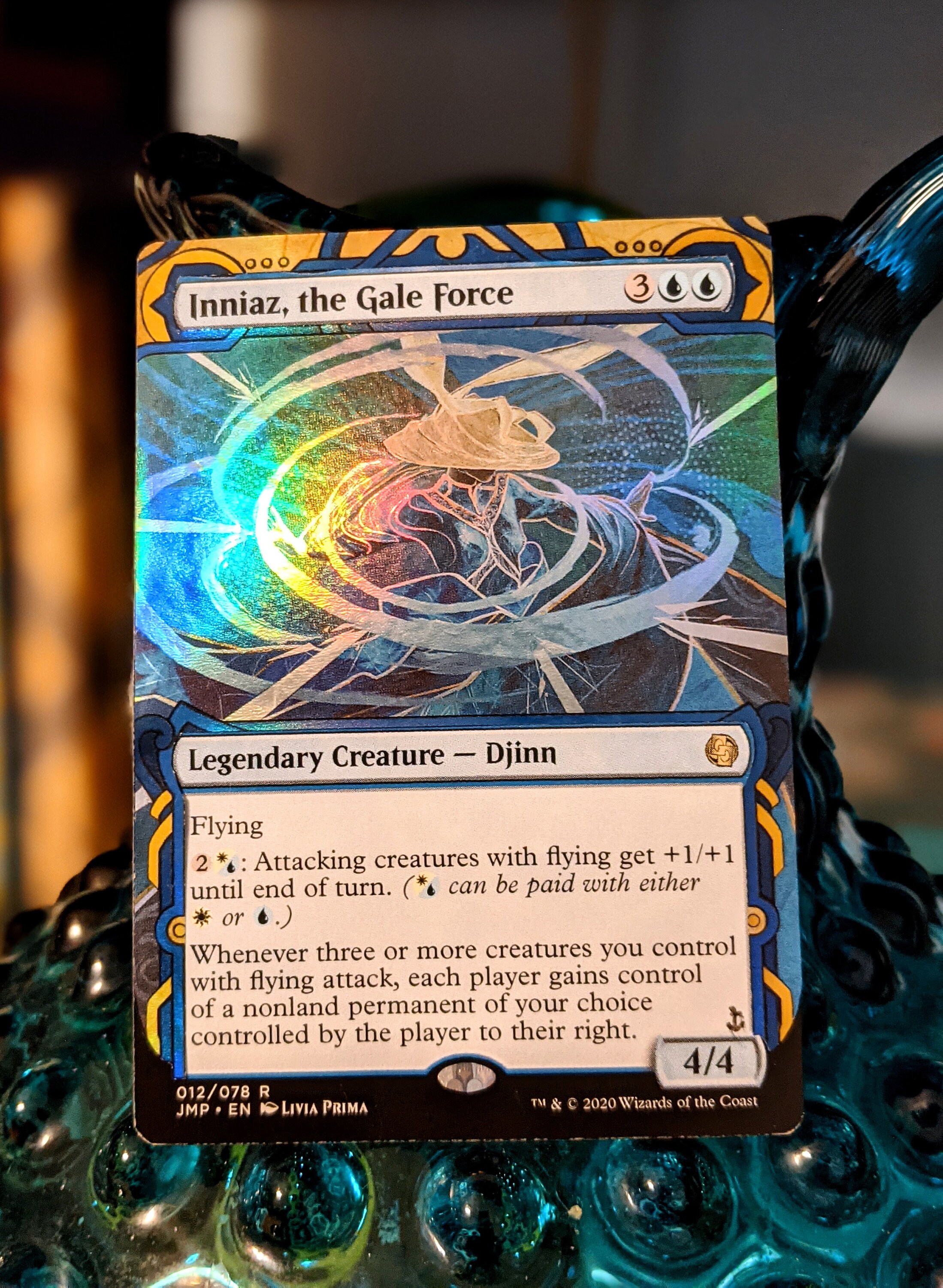 MTG Inniaz, the Gale Force Foil Peel Alter - Etsy