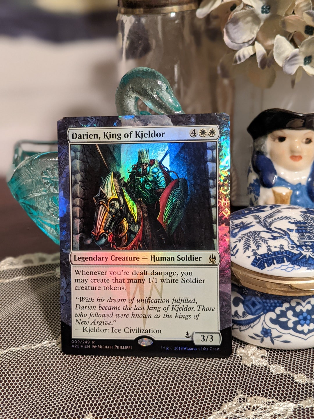 MTG Darien, King of Kjeldor Foil Peel Alter Etsy