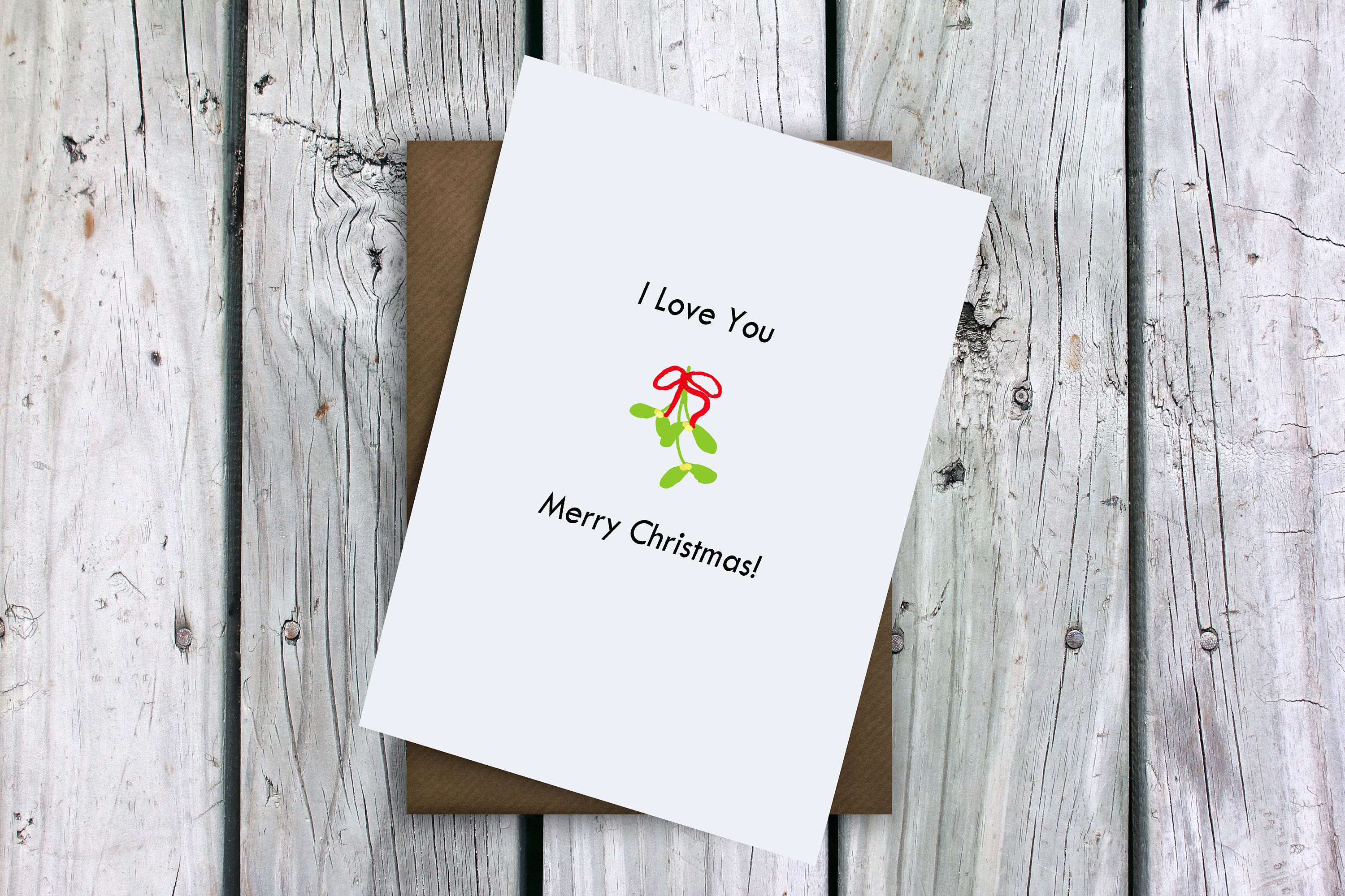 Merry Christmas Card I Love You Card Noel Card Holiday Etsy Merry Christmas Card I Love You Card Noel Card Holiday Etsy