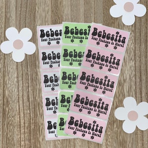 Bad Bunny Inspired Packaging stickers, Shipping Labels, Thermal Stickers, Thermal Labels, Business Stickers for Packaging