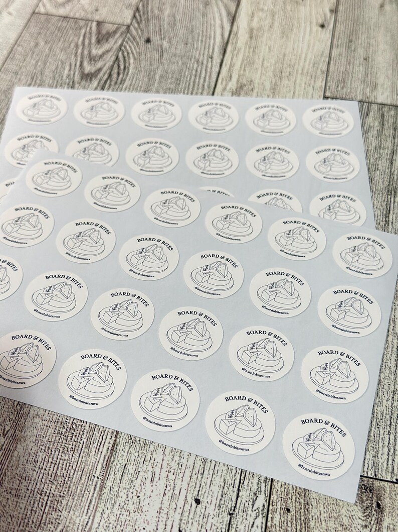 Personalized round business logo stickers | Personalized Stickers | Custom logo Stickers | Custom labels | Small Business Stickers | Labels image 9