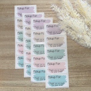 Pickup for Sticker | Small Business Stickers | Local Pickup Stickers | Business stickers for packaging | Thank you Sticker