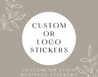 Personalized round business logo stickers | Custom stickers | Personalized Stickers | Custom Business Stickers | Custom labels | Stickers