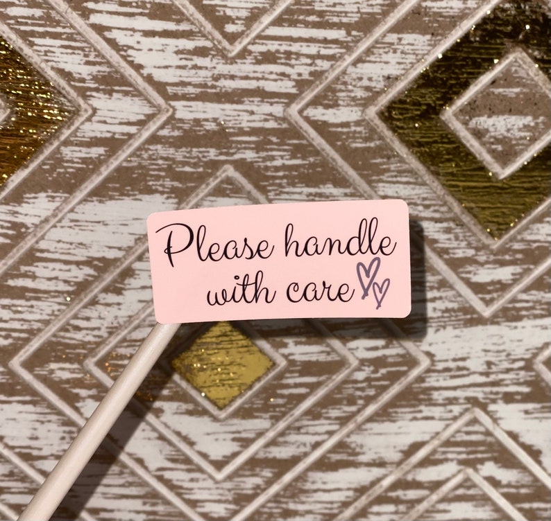 Business stickers for packaging Please handle with care stickers Packing Stickers Mailer Stickers