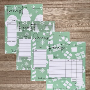 Small Business Receipts | Receipts for Small Businesses | Order Form | Order Receipt Form | Small Business Invoice | 4.65x3.65in Receipts