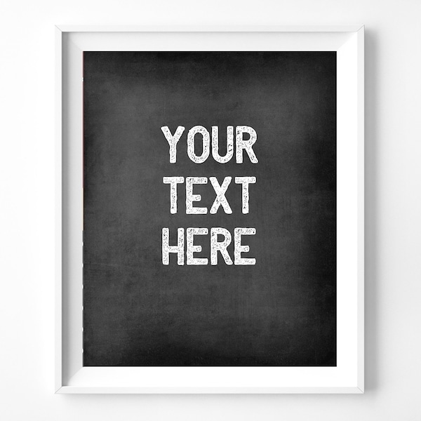 Chalkboard Sign Etsy