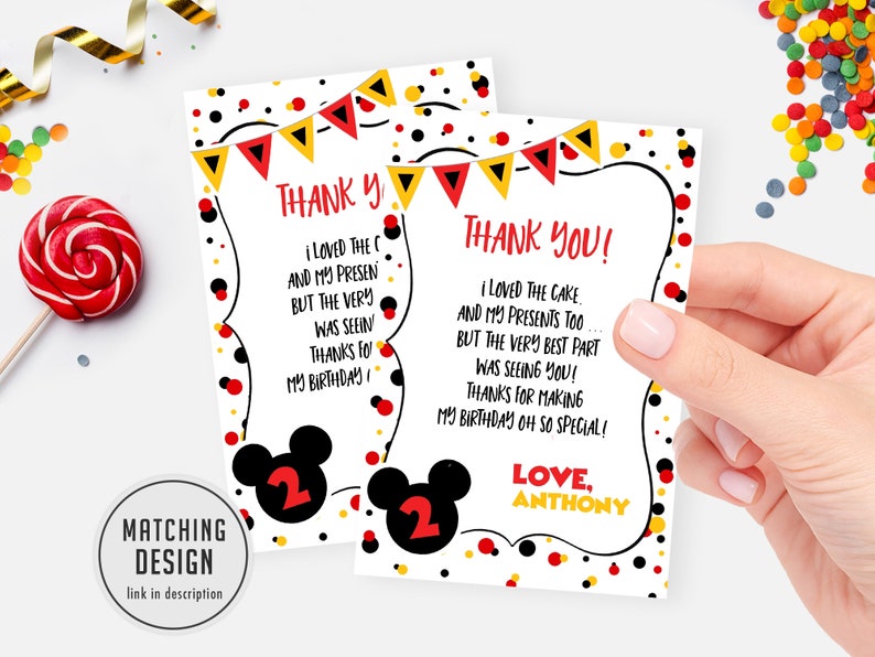 Oh Twodles Invitation Mickey Mouse Invite Instant Download 2nd - Etsy