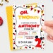 Oh Twodles Invitation Mickey Mouse Invite Instant Download 2nd Birthday Evite Printable Digital PDF
