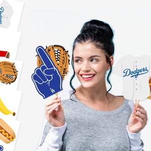 Baseball Decorations, Baseball Party Printables, Dodger Party Printables, Dodger Party Decorations, Dodger Party Invitations