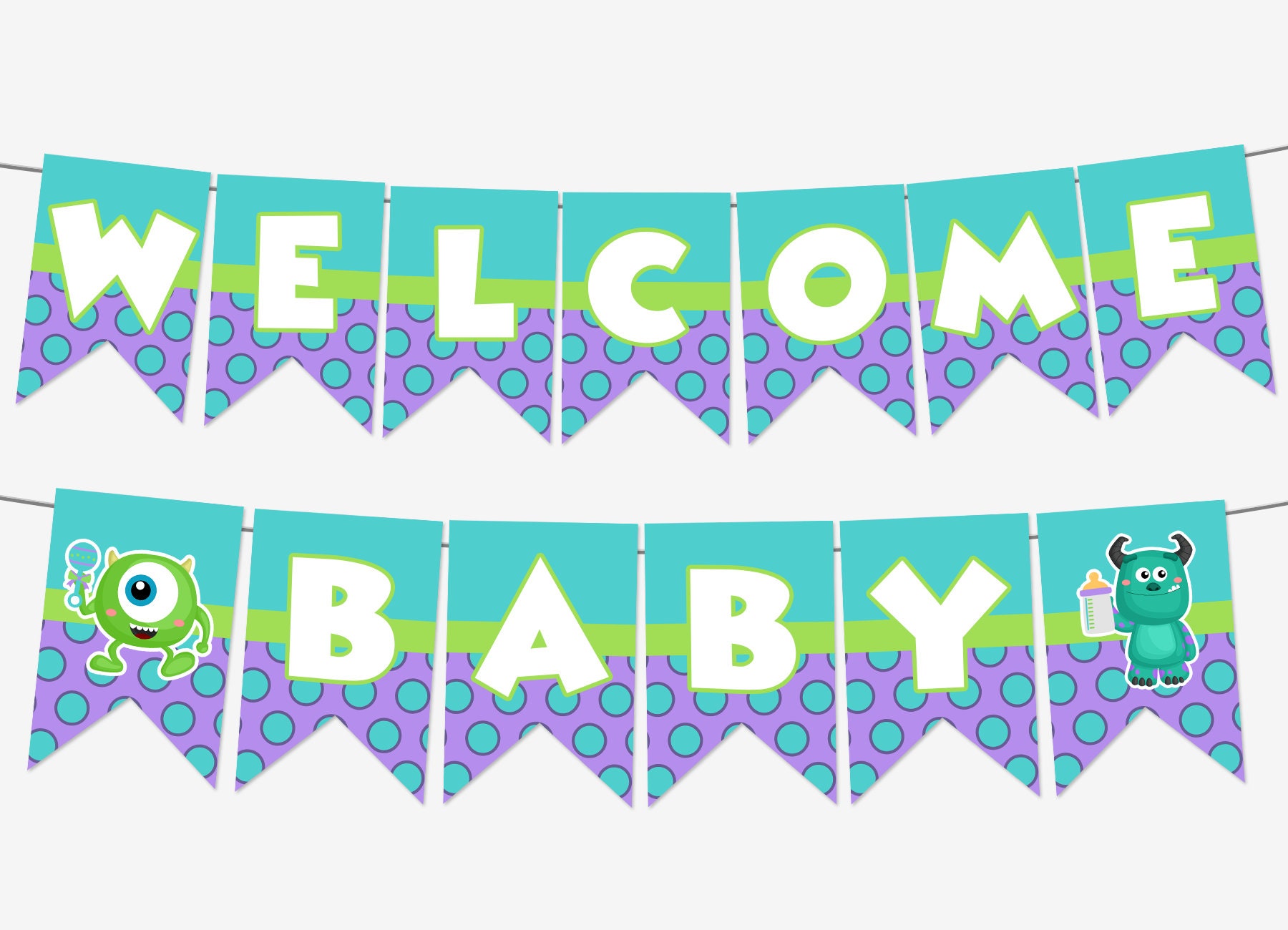Monsters Inc Baby Shower Invitations Monsters Inc Baby Shower - Etsy