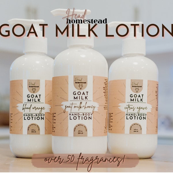 Shady Acre Homestead Goats Milk Lotion Etsy