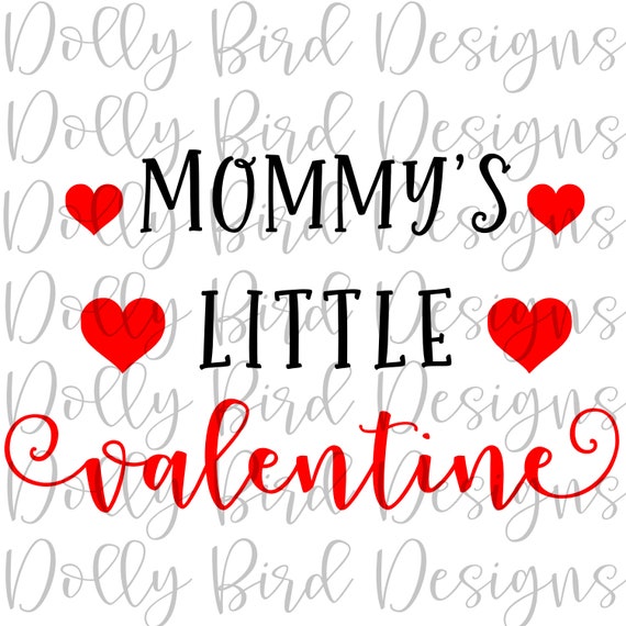 Download Mommy S Little Valentine Svg Png Studio Design Cut File Etsy