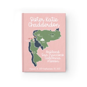 Illustriertes Mission Journal, personalisiertes Personalisiertes Schwester-Erinnerungsbuch, Abitur Weihnachten Geschenk, Genannt zu dienen, LDS, Elder