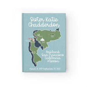 Illustriertes Mission Journal, personalisiertes Personalisiertes Schwester-Erinnerungsbuch, Abitur Weihnachten Geschenk, Genannt zu dienen, LDS, Elder