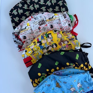 Surgical Scrub Cap Unixes  |Cartoons |Gorro Quirúrgico de dibujos animados Cartoon Surgical Scrub Cap | Multiple Designs Available