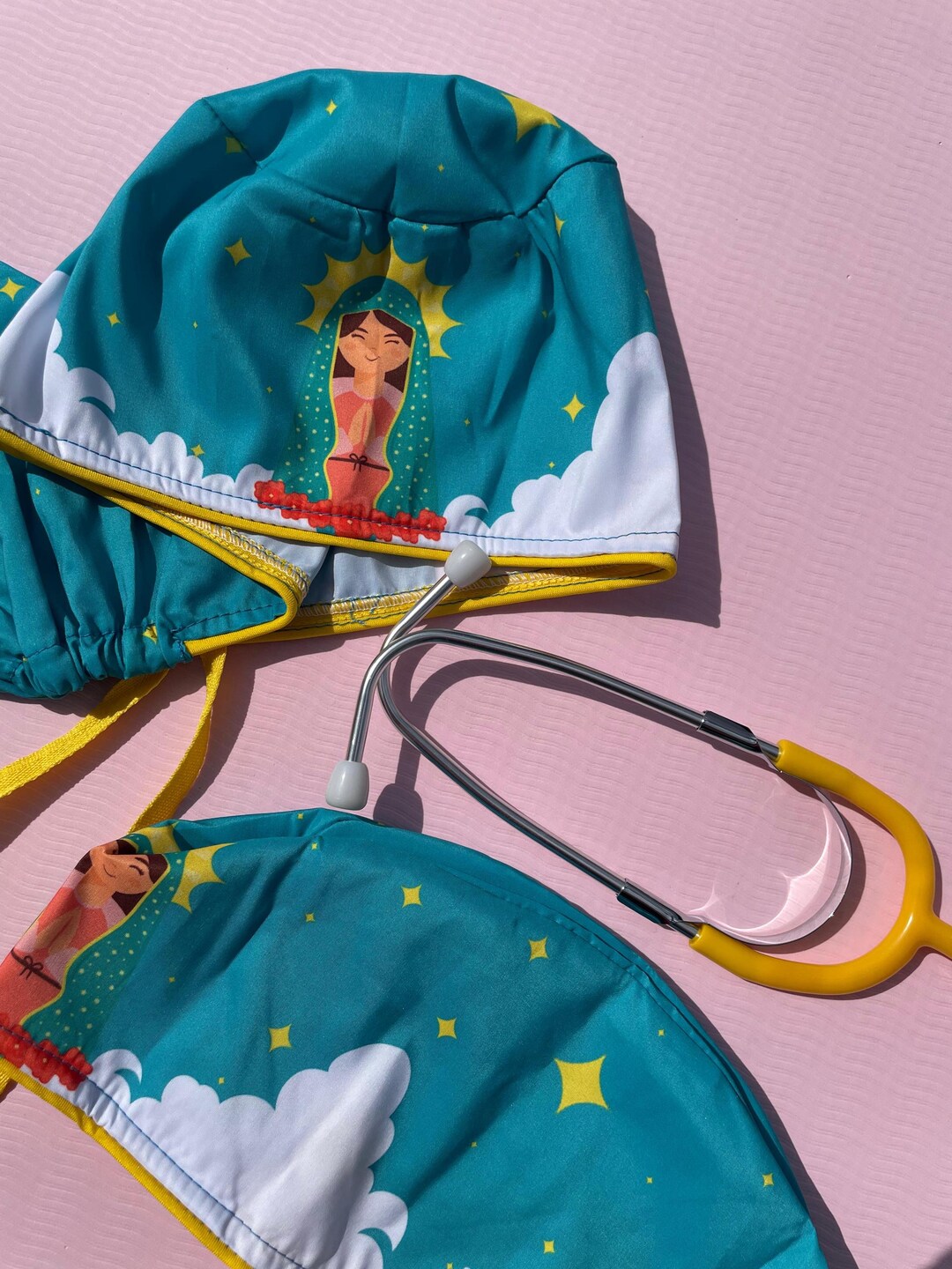 Colorful Faith-inspired Scrub Cap | Handmade Surgical Hat for Nurses ...