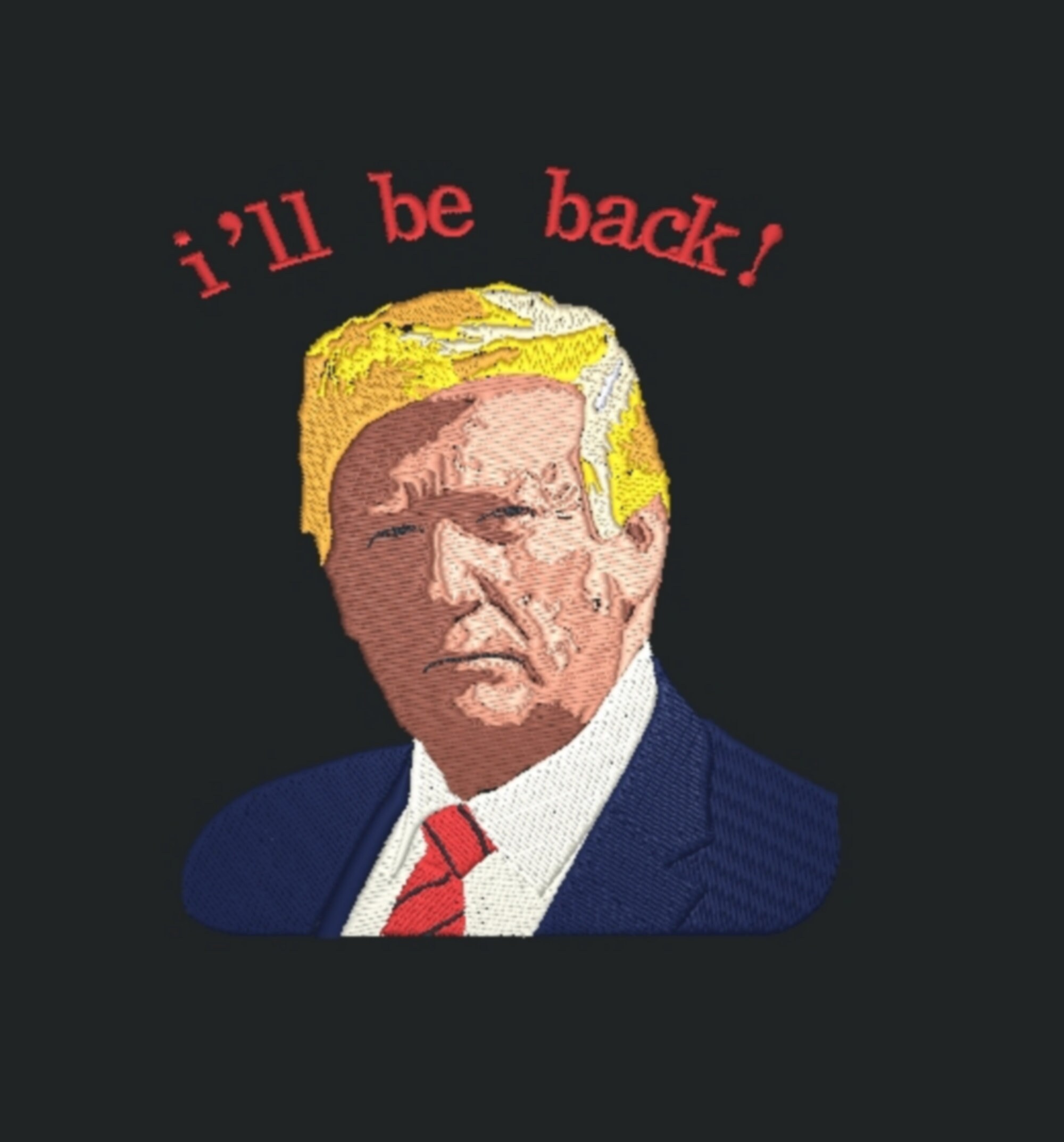 Donald Trump. Embroidery Design, Embroidery Files, Republican Party