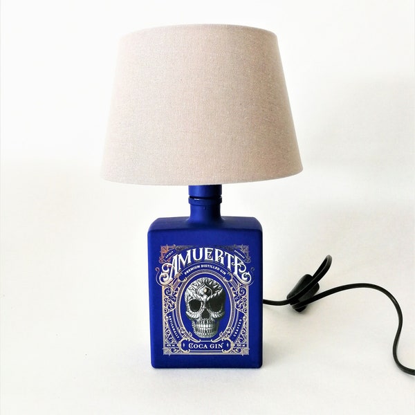 Amuerte Coca Gin Lampe, blau, Weitere Lampenschirme auf Anfrage