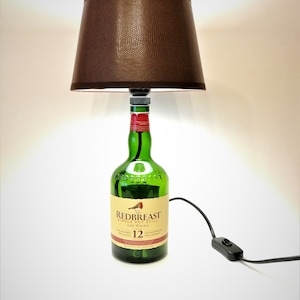 Redbreast 12Y Irish Whiskey, lamp, upcycling, gift