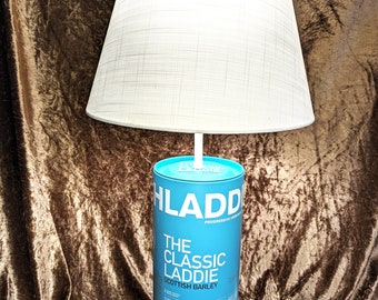 Bruichladdich The Classic Laddie Blechdosenlampe, Single Malt Scotch Whisky, Lampe, Upcycling, Geschenk