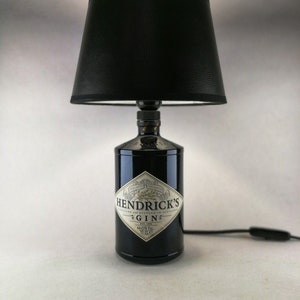 Hendricks Gin Lamp 0.7l, gift idea, upcycling, handmade image 4