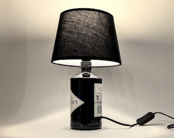 Bottle lamp 0.7l, LED (E27), gift idea, upcycled, table lamp, handmade