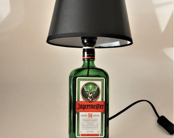 Jägermeister 0,7l Lampe, Upcycling, Geschenk, gemütlich