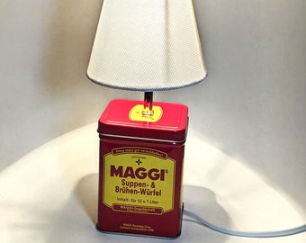 Blechdosenlampe "Maggi", Küchenlampe, Upcycling, Geschenk ein echter Hingucker, Sonderedition 2002