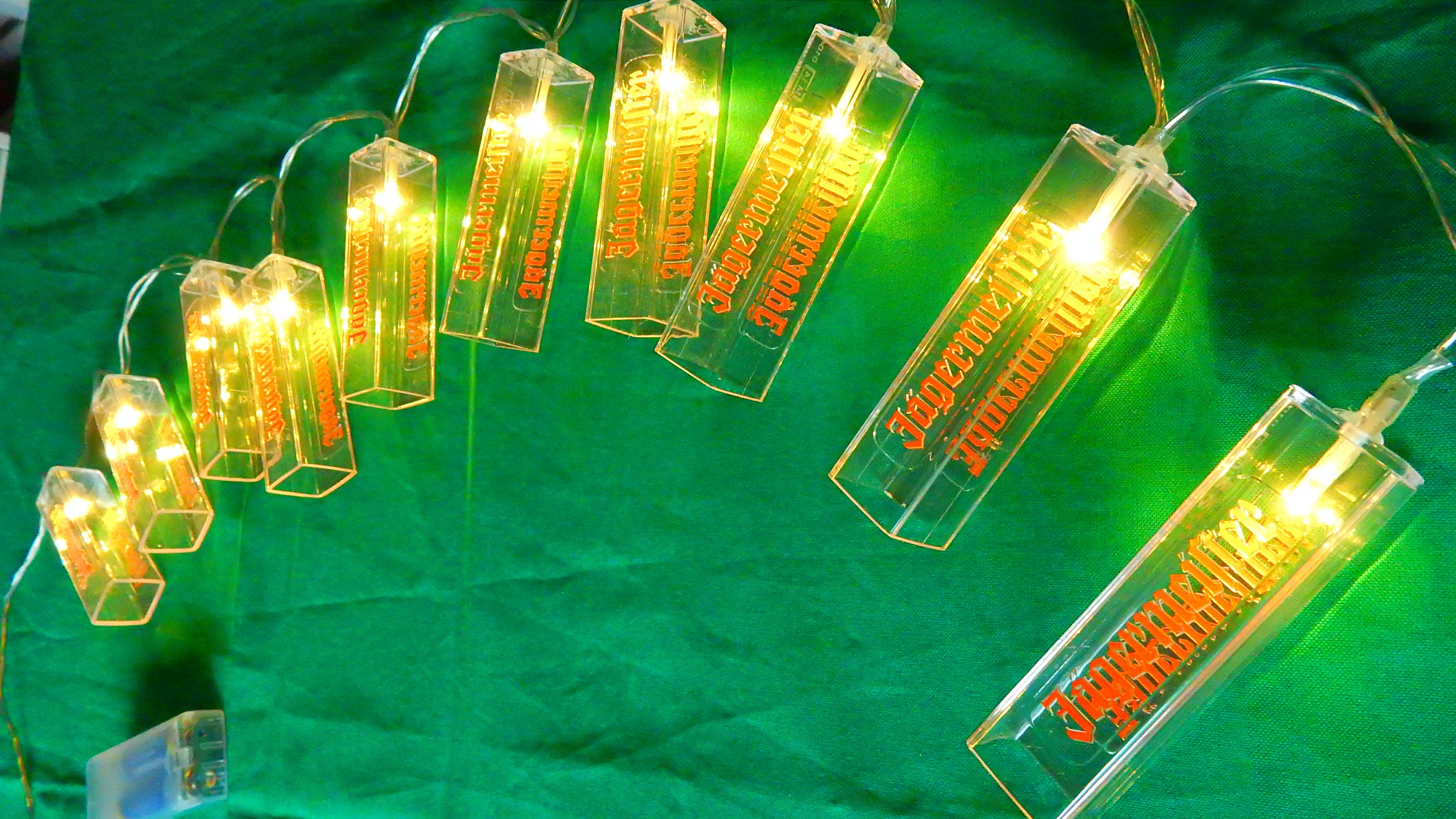 Jägermeister Lichterkette Pinnchen LEDKette Etsy Deutschland