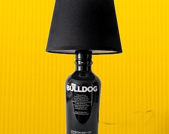 Hondenlamp, gemaakt van gerecycled materiaal, cadeau-idee, LED-fleslamp, handgemaakt
