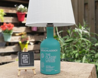 Bruichladdich The Classic Laddie, Single Malt Scotch Whisky, Lamp, Upcycling, Gift