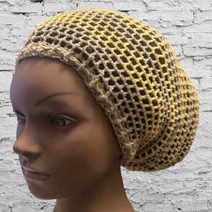 Summer Breeze Collection: Locs Rasta Beanie Dreadlocks Tams  Slouchy Hat