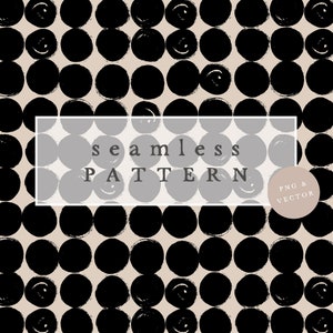 PATTERN DOTS / hand drawn seamless Kids Pattern for Graphic Design, Fabrics and many more