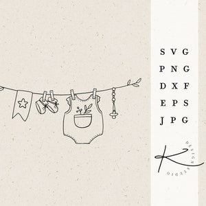 BABY PLOTTERDATEI / svg png dxf jpg eps file bundle for plotter datei